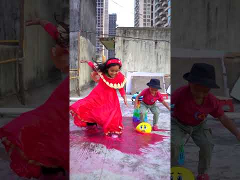 Anam Arhaan High Jump on Balloon 🎈😱 #shorts #viralvideo #viralshorts
