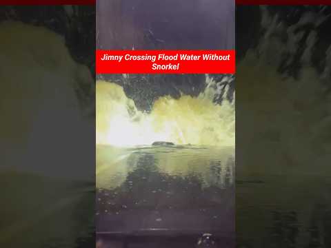 Jimny Water Wading🚙🇮🇳. #ytshorts #shortvideo #shorts #youtubeshorts #suzuki #jimny #flood #car