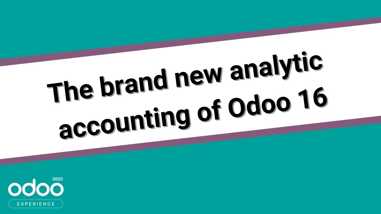 The brand new analytic accounting of Odoo 16 | 10/12/2022

In order to thrive in your business, being able to identify the bottlenecks as well as the opportunities hidden in your spendings and ...