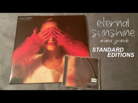 Ariana Grande - eternal sunshine unboxing (standard cd and vinyl edition)