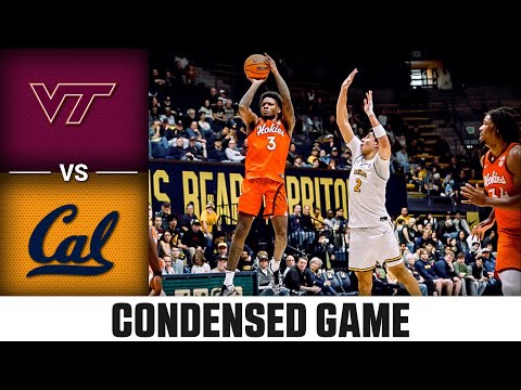 Virginia Tech vs. Cal Condensed Game | 2024-25 ACC Men's Basketball ...