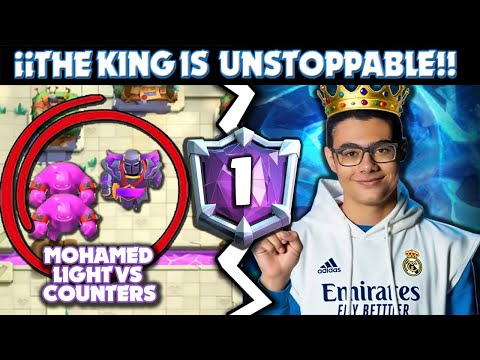 MOHAMED LIGHT TOP 1 EARLY SEASON GAMEPLAY VS ALL COUNTERS DECKS #clashroyale #mohamedlight #beniju 