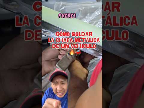 🔨✔️ Cómo hacer un punto de suelda #carrepair #carrepairtips #chapaypintura  #soldadura