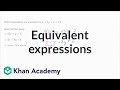 Exploring Equivalent Expressions through Like Terms and Distributive Property