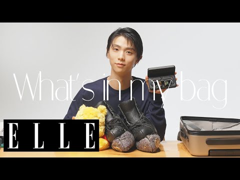 【羽生結弦】愛用バッグの中身を公開! フィギュアスケート生活を支える貴重な私物とは?|What's in my bag| ELLE Japan