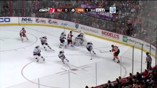 Jagr's Amazing assist to Giroux 2 (Philadelphia Flyers)