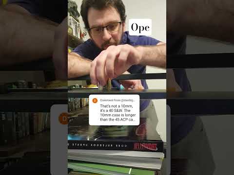 .40 Smith and Wesson and 10mm Auto. My bad. #military #auto #tactics #combat