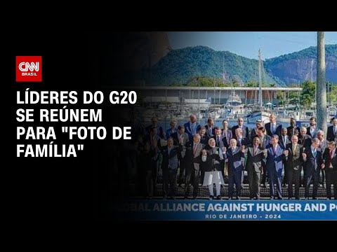 Líderes do G20 se reúnem para "foto de família" | CNN 360