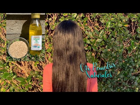 Aceite de Sésamo Para el Crecimiento del Cabello nutre las fibras Capilares 💁🏻‍♀️