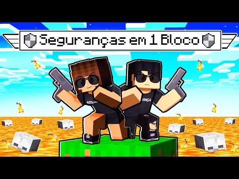 MIIKA virou SEGURANÇA PARTICULAR em 1 BLOCO no Minecraft ◂Miika▸