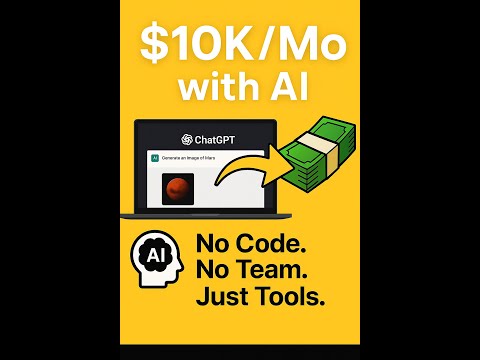 Create a $10,000/Month Digital Product Business With AI (No Code)