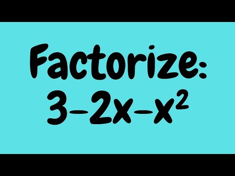 Question 28 | WAEC 2025 | Factoring Quadratic expression when the leading coefficient is negative
