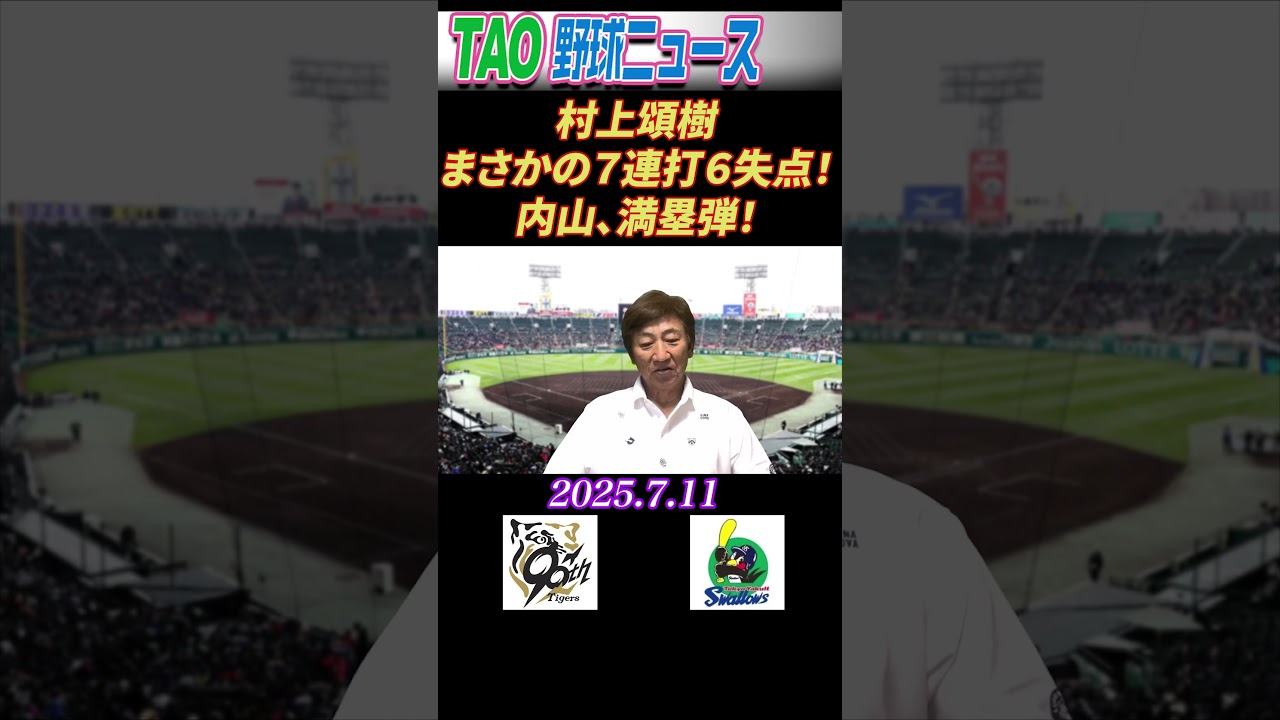 阪神・ヤクルト【7/11】#short