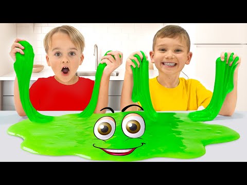 Aventures avec du slime pour enfants - Histoires de jouets amusantes