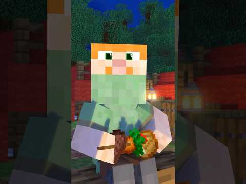Что будет если съесть грибы в Майнкрафте #shorts #майнкрафт #minecraft