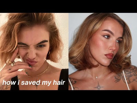 the products that saved my damaged hair ✰