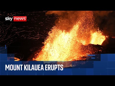 Hawaii volcano continues erupting