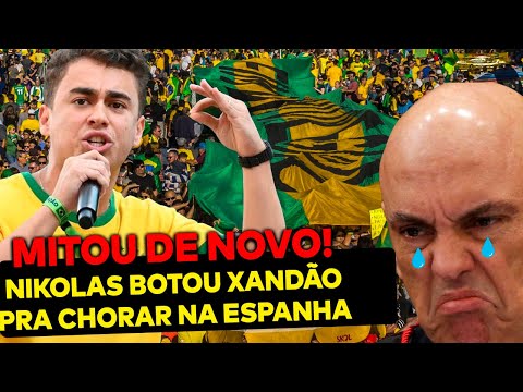 Nikolas botou Xandão pra chorar na Espanha diante de teatro lotado e acabou aplaudido de pé!