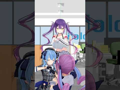 Vtuberの動画サムネイル - 【MMD】怒りマーク/超☆ヤンキース #常闇トワ #星街すいせい #湊あくあ #mmdホロライブ #ホロライブmmd