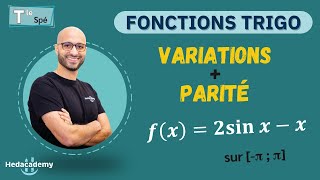Étude d'une FONCTION TRIGO - Term Spé