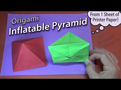 Origami Inflatable Pyramid