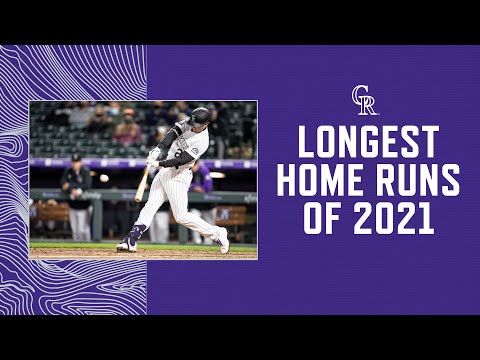 Longest Homers in 2021 from the Rockies (INCLUDING 478 FEET!) video clip