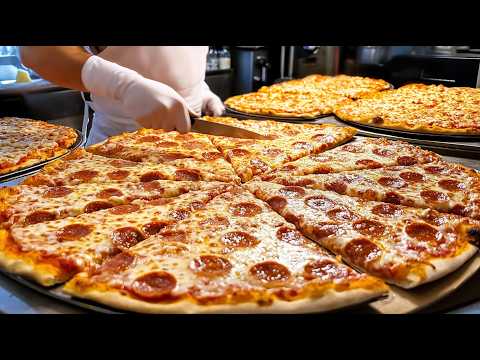 비주얼 폭발! 군침이 나오는 역대급 피자 BEST 영상 모음 / pizza video / Korean Street Food