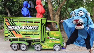 RENDI JADI POCONG NAIK TRUK OLENG PASHA JADI BARONGAN MACANAN DORAEMON