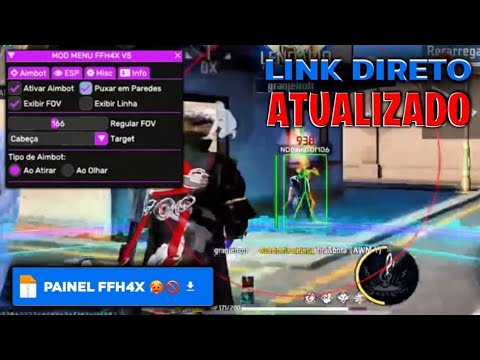 ATUALIZADO !😱FFH4X MOD MENU INJECTOR PARA A NOVA ATUALIZAÇÃO NO FREE FIRE ANTI BAN GRÁTIS 😱!!