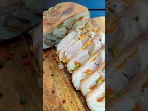 Мясная рулька рулет к Новому Году и Рождеству #ham #gammon