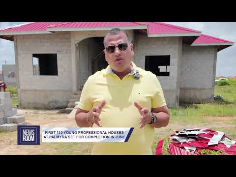 YouTube video thumbnail: First 110 Young Professional Houses At Palmyra Set For Completion In June