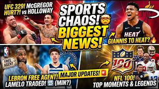 UFC 329 CHAOS: Conor Hurt & Paddy’s Star Surge! 🌟 | NFL Top 100 Debate + NBA Trade Apocalypse! 🏀