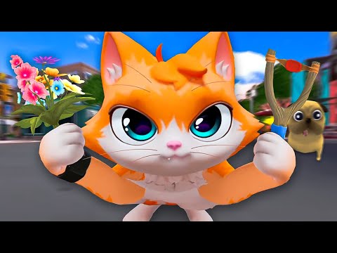 EVDEN KAÇIP ŞEHRE GİTTİM - Cat in Town VR
