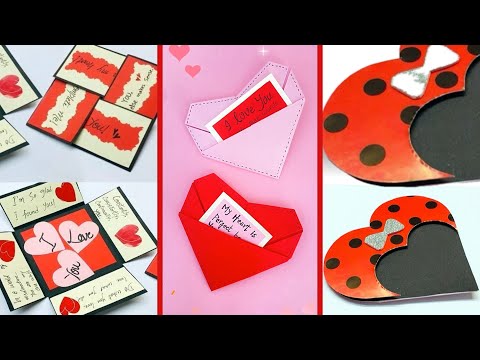 3 Valentines Day Card | Easy & Cute Valentines Day Card Ideas | DIY Love Card | Valentines Day Craft