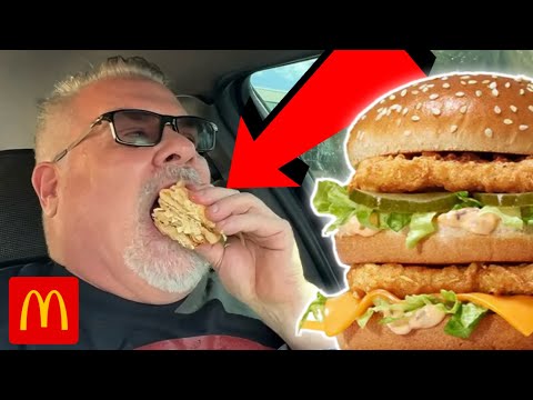 Bubba's Food Review: McDonald's NEW Chicken Big Mac is INSANE!