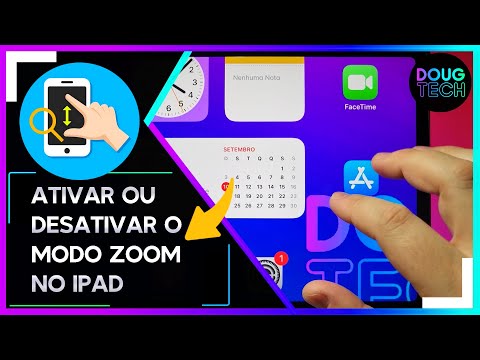 Como Ativar/Desativar o MODO ZOOM no IPAD Como Ativar/Desativar o MODO ZOOM no IPAD