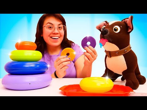 ¡A jugar con la perrita Chocolate! Vídeos de juguetes bebés