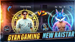 NEW RAISTAR COME BACK || GYAN GAMING VS RAISTAR 4 VS 4 BATTLE ON LIVE - Garena Free Fire Max