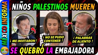 INVITARON A NOROÑA A ESTE FORO. EMOTIVO MENSAJE DE LA EMBAJADORA P4LEST1N4. NO SE PUDO CONTENER.
