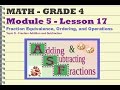 Fraction Operations and Number Lines