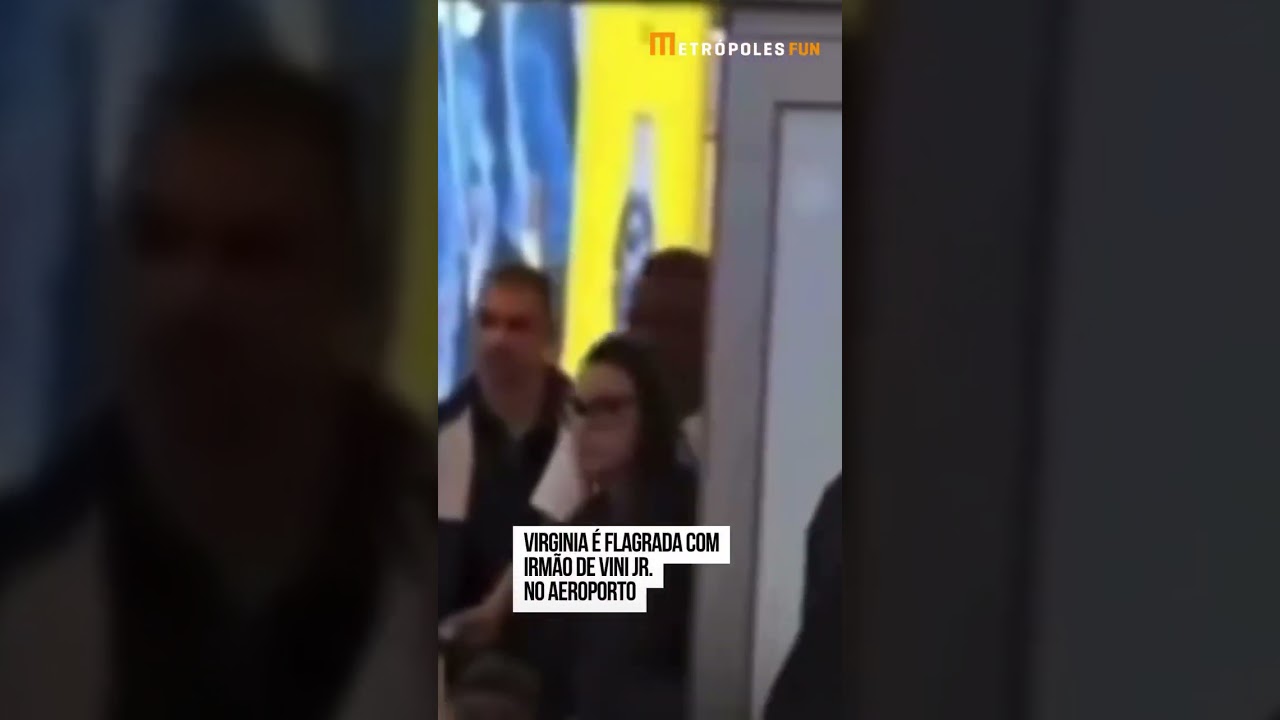 Virginia é flagrada com irmão de Vini Jr no aeroporto
