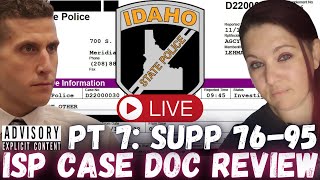 👮Idaho State Police King Rd / Kohberger Case Documents Release FULL READ THROUGH | Part 8