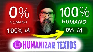 Cómo HUMANIZAR TEXTOS creados con IA ✅ 100% INDETECTABLES  + GRATIS ✅ Funciona con ChatGPT, Gemini..