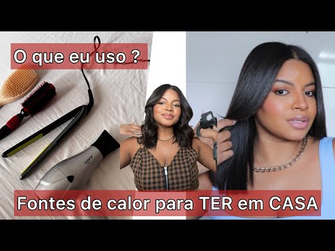 Alisadas- QUAL SECADOR CHAPINHA E BABY LISS EU USO ?FONTES DE CALOR MOSTREI TUDOO