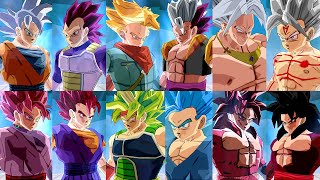 Guerreros Z Todas las Formas - Dragon Ball Z Tenkaichi 3 Transformaciones V2 Parte 1