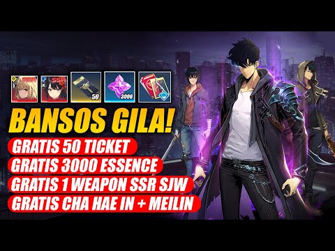 BANSOS LAGI! Gratis 2 Hunter, 1 Weapon SJW, 50 Ticket, DLL! | Solo Leveling: ARISE