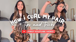 My signature hair - Big BOUNCY waves | How I curl my hair!