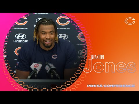 Braxton Jones is focused on getting one percent better everyday | Chicago Bears video clip