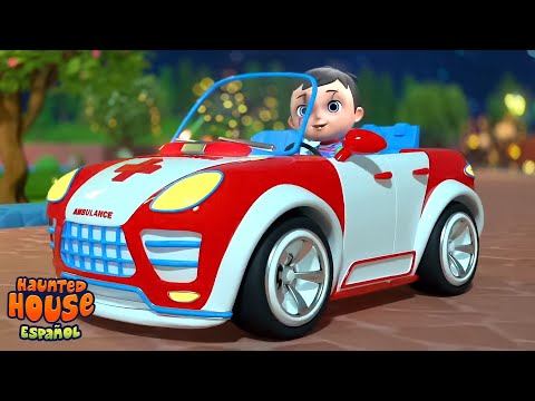 Las Ruedas de la Ambulancia Fantasmagórica 👻 | Canción Infantil de Halloween