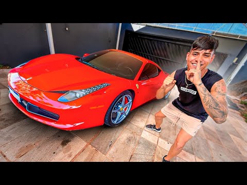 PEGUEI A FERRARI 458 DO RENATO ESCONDIDO E DEU RUIM